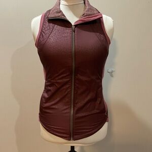 Women's Sleeveless Zip-Up Top - Lulu Lemon Rebel Runner vest
